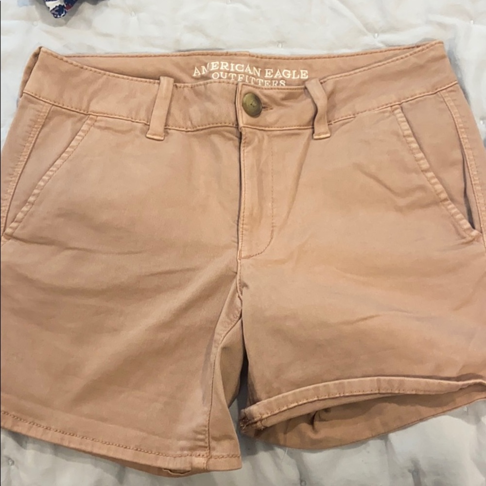 Pink super stretch shorts